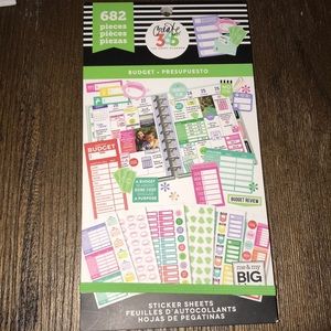 The Happy Planner Budget Sticker Book NEW